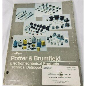 AMF Potter & Brumfield Electromechanical Products Technical Databook 1984 Editio